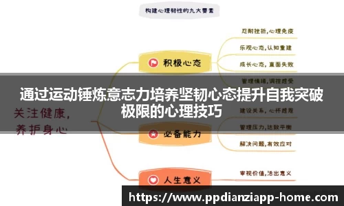 通过运动锤炼意志力培养坚韧心态提升自我突破极限的心理技巧